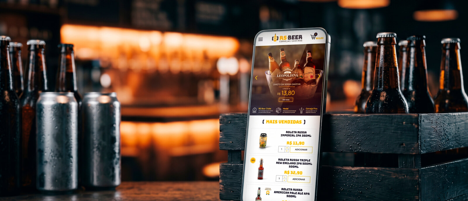 RS Beer — projeto desenvolvido pela Fosfo